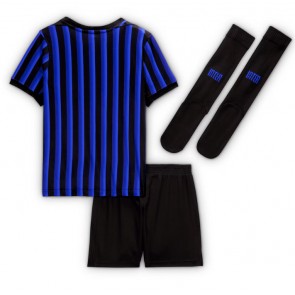 Inter Milan Hjemmebanetrøje Børn 2025-26 Kortærmet (+ Korte bukser)